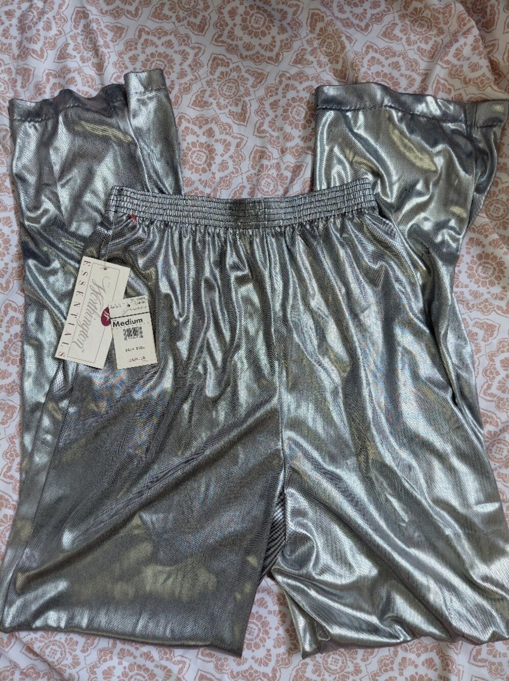 Vintage Womens Wortgington Essentials NWT Metallic Pants